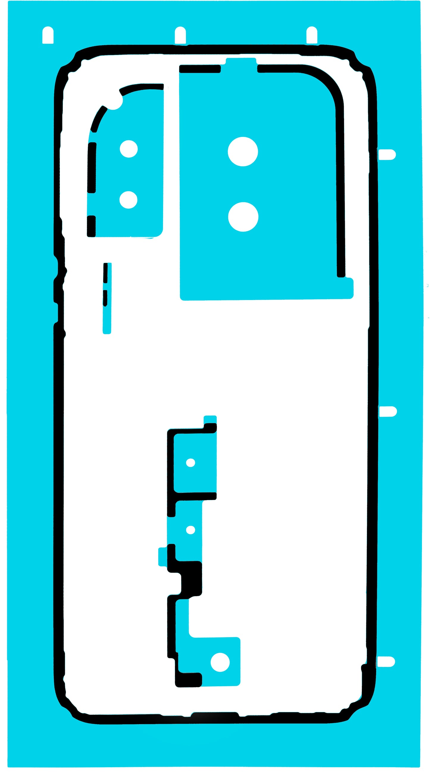 Lepidlo na kryt batérie Huawei Pura 80 Pro / Pura 80 Ultra, Service Pack 51630MRC