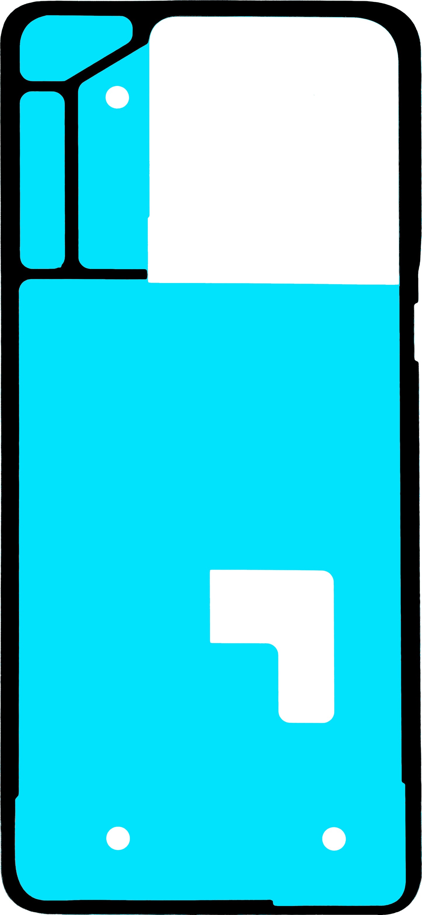 Lepidlo na kryt batérie Motorola Edge 50 Pro, Service Pack 5D78C24171