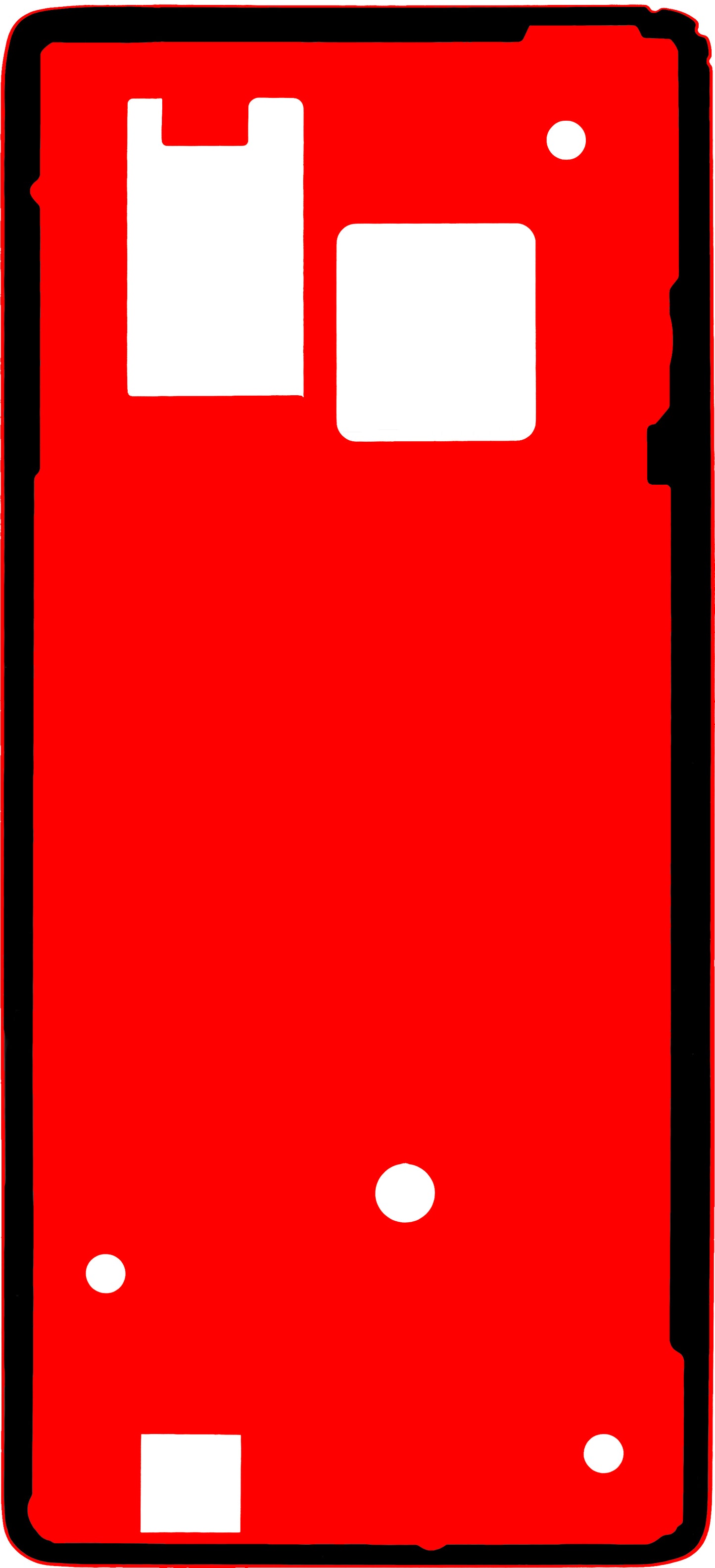 Lepidlo na kryt batérie Motorola Moto G85, Service Pack 5948C24892