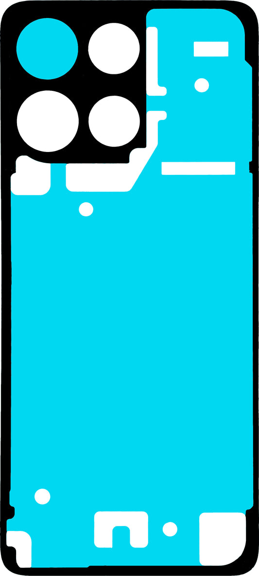 Lepidlo na kryt batérie Motorola Moto G17, Service Pack S948F12616