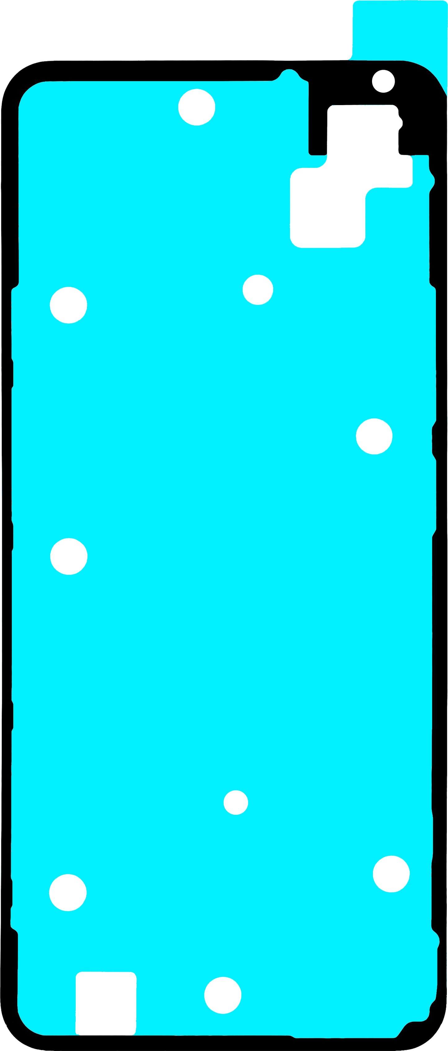 Lepidlo na kryt batérie Realme Note 70T, Service Pack 612717000818