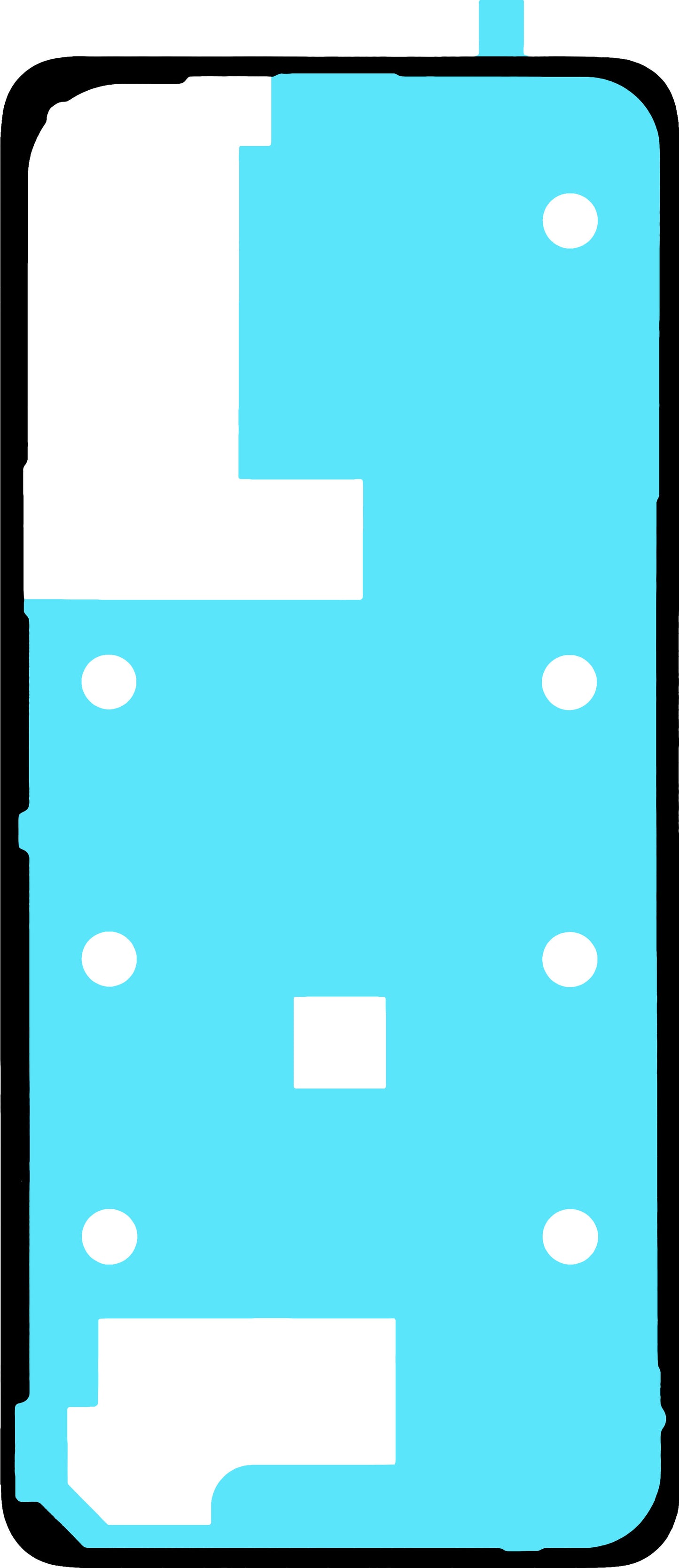 Lepidlo na kryt batérie Realme C65, Service Pack 612717000376