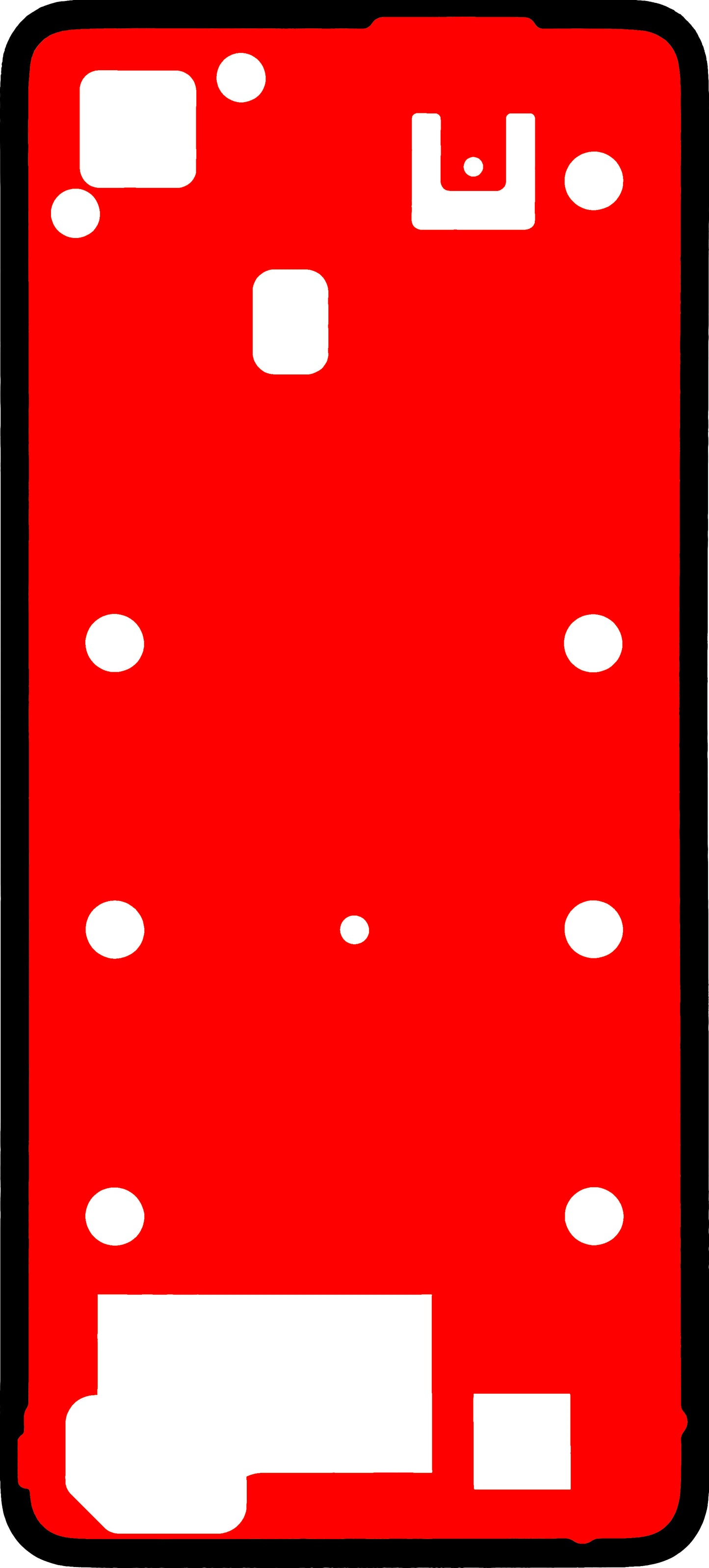 Lepidlo na kryt batérie Realme C75 4G, Service Pack 612717000532