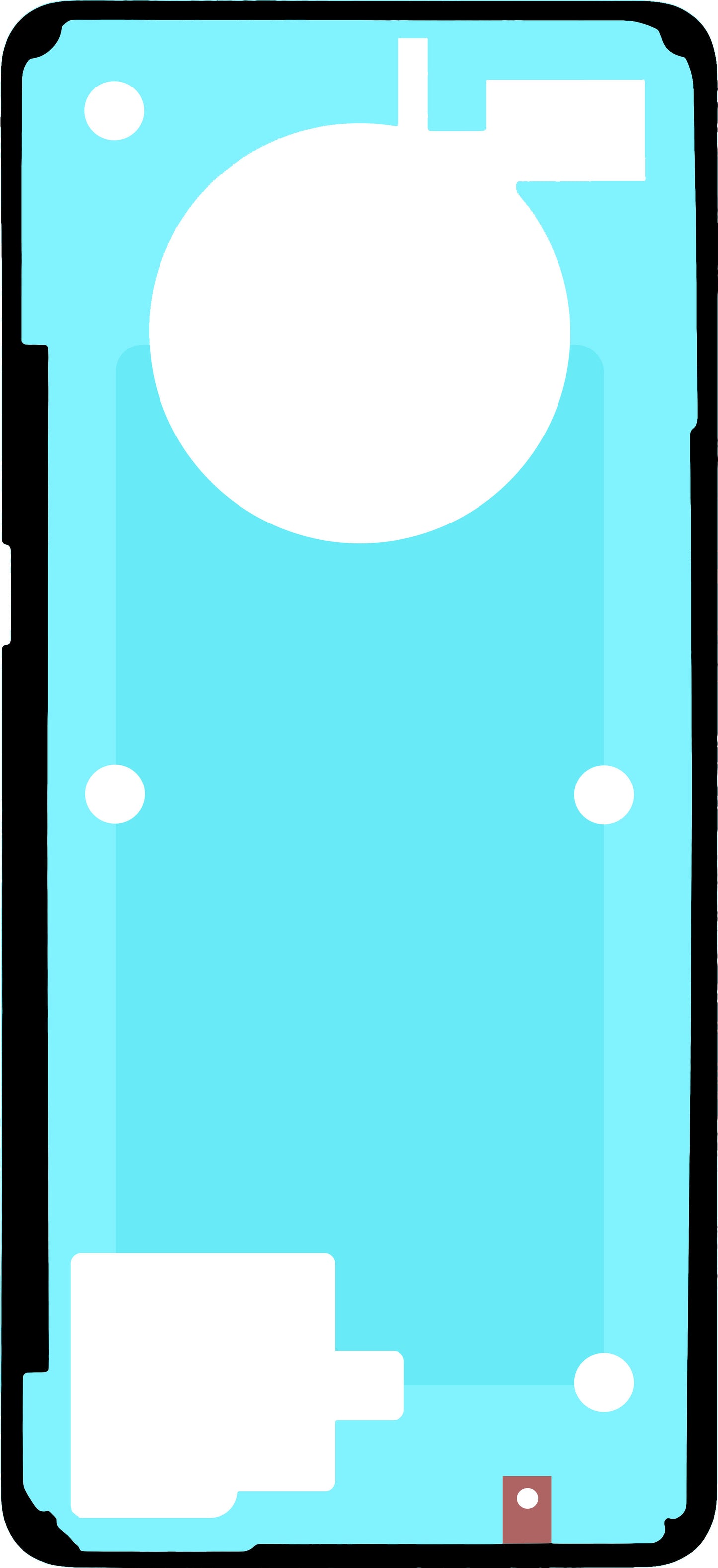 Lepidlo na kryt batérie Realme 14 Pro, Service Pack 612717000594