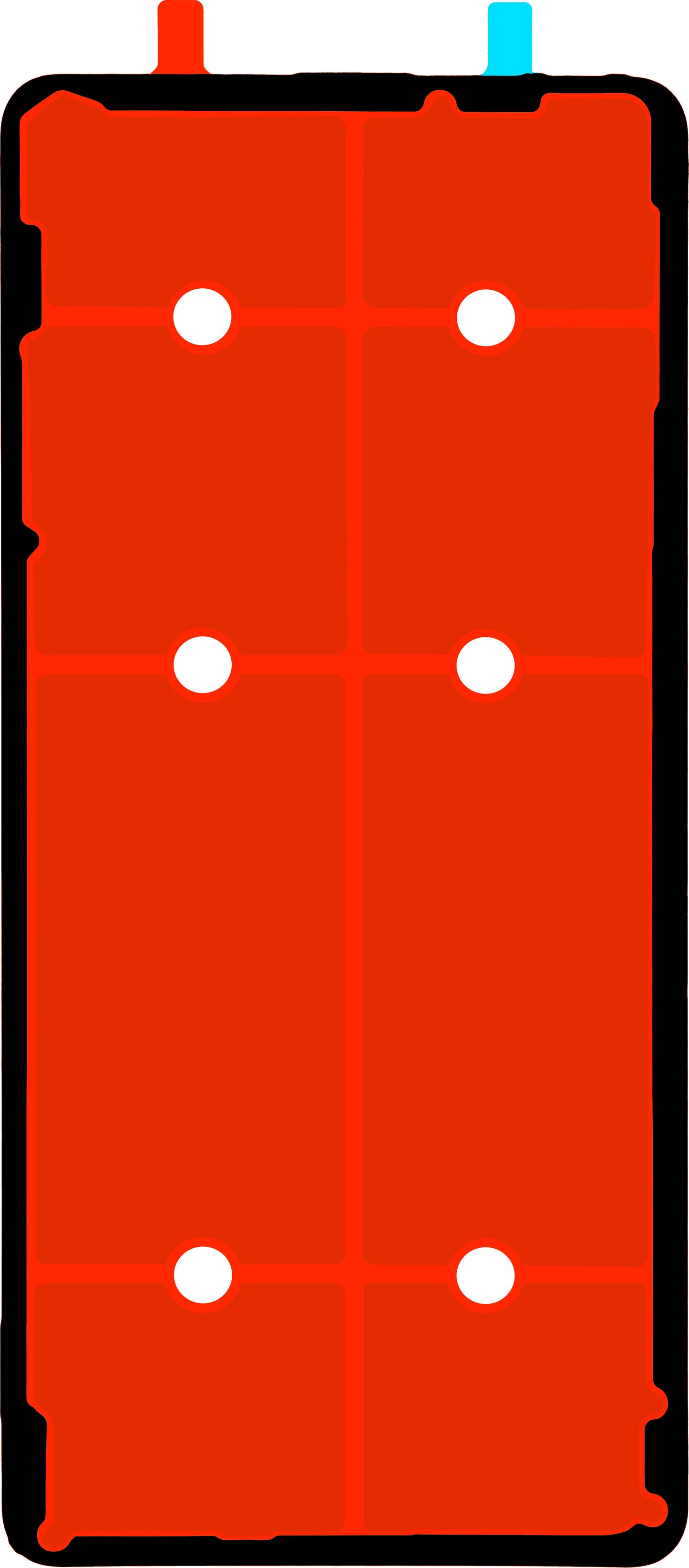 Lepidlo na kryt batérie Realme GT 6, Service Pack 612717000253