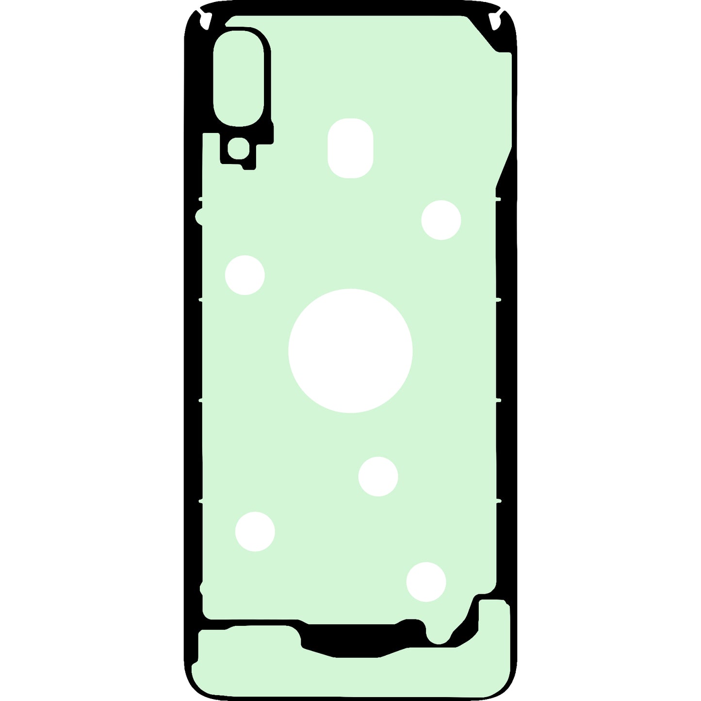 Lepidlo na kryt batérie Samsung Galaxy A40 A405, Service Pack GH02-17850A