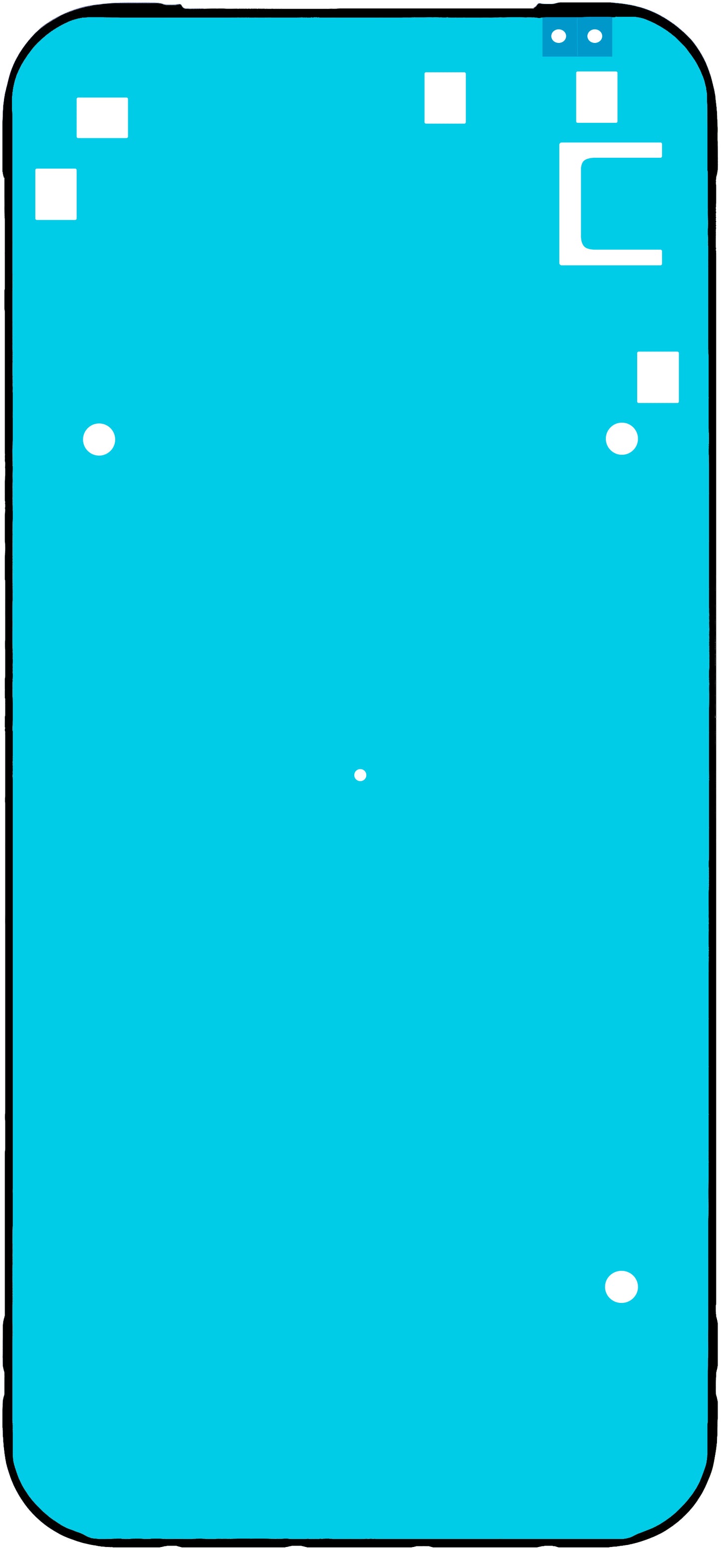 Lepidlo na displej Google Pixel 9a, Service Pack G806-12226-04