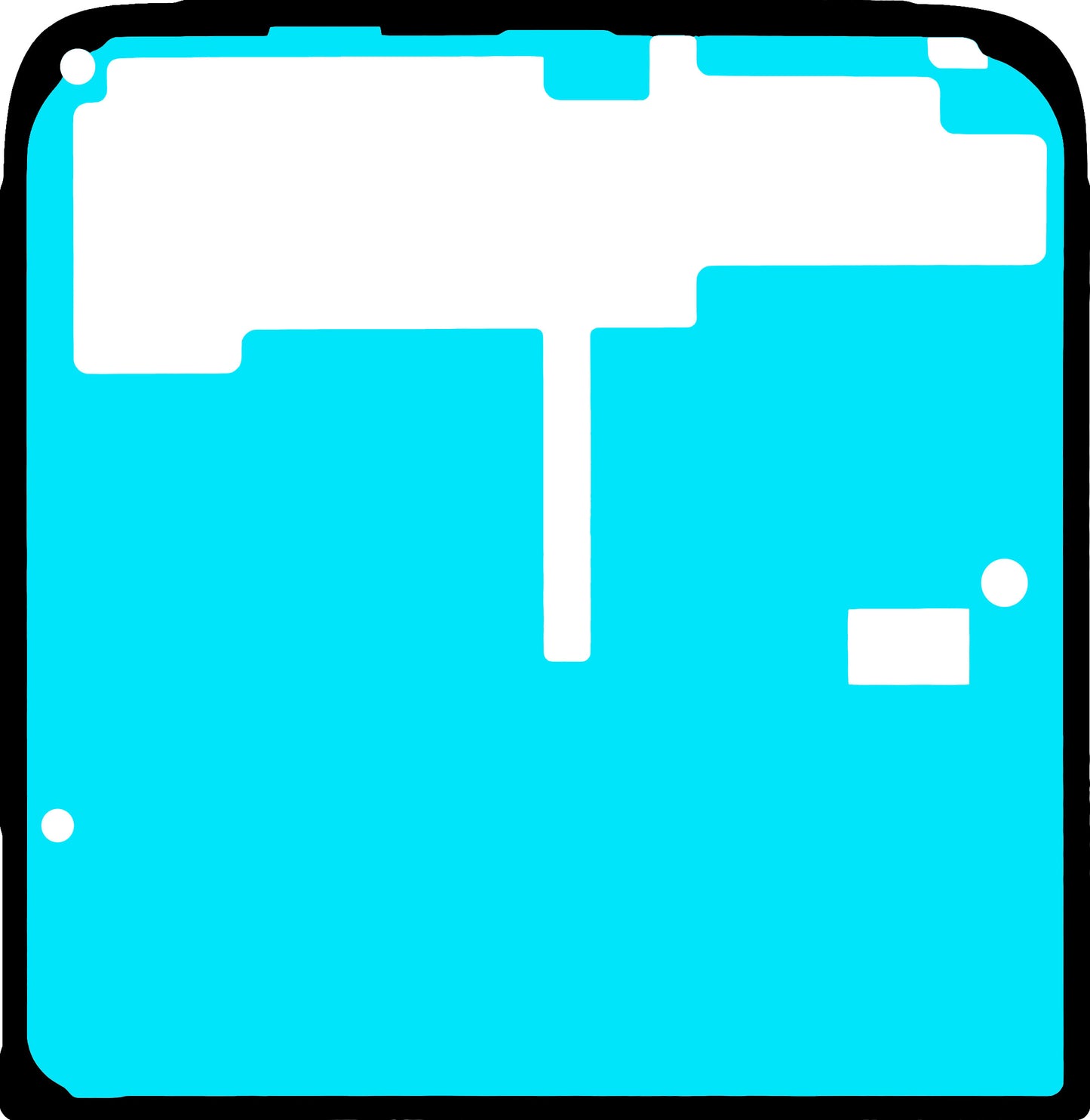 Lepidlo na displej Motorola Razr 60 / Razr 50, Pod vonkajším krytom, Servisný balíček SD78E13584