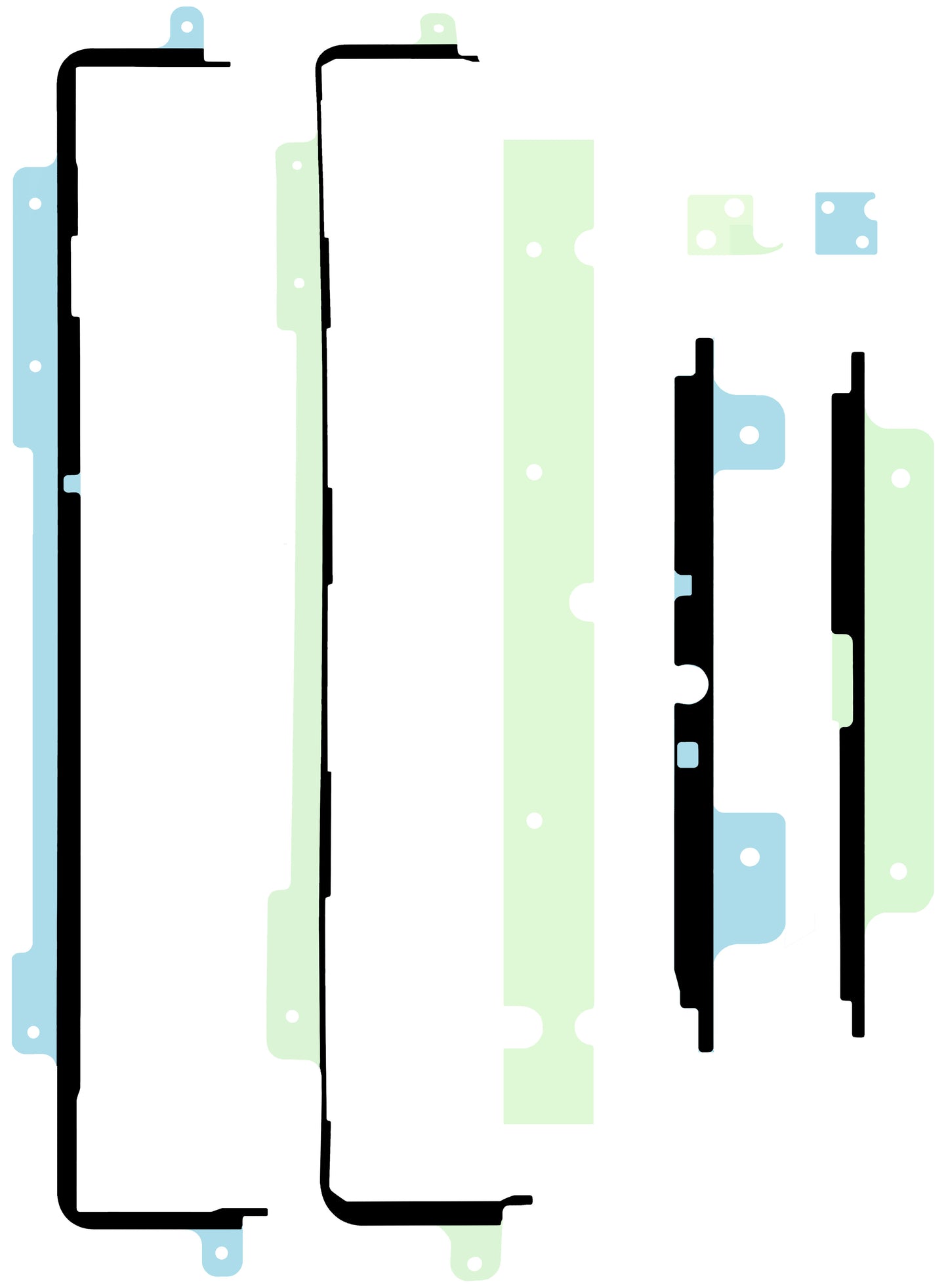 Lepidlo na displej Samsung Galaxy Tab S6, Service Pack GH82-20768A