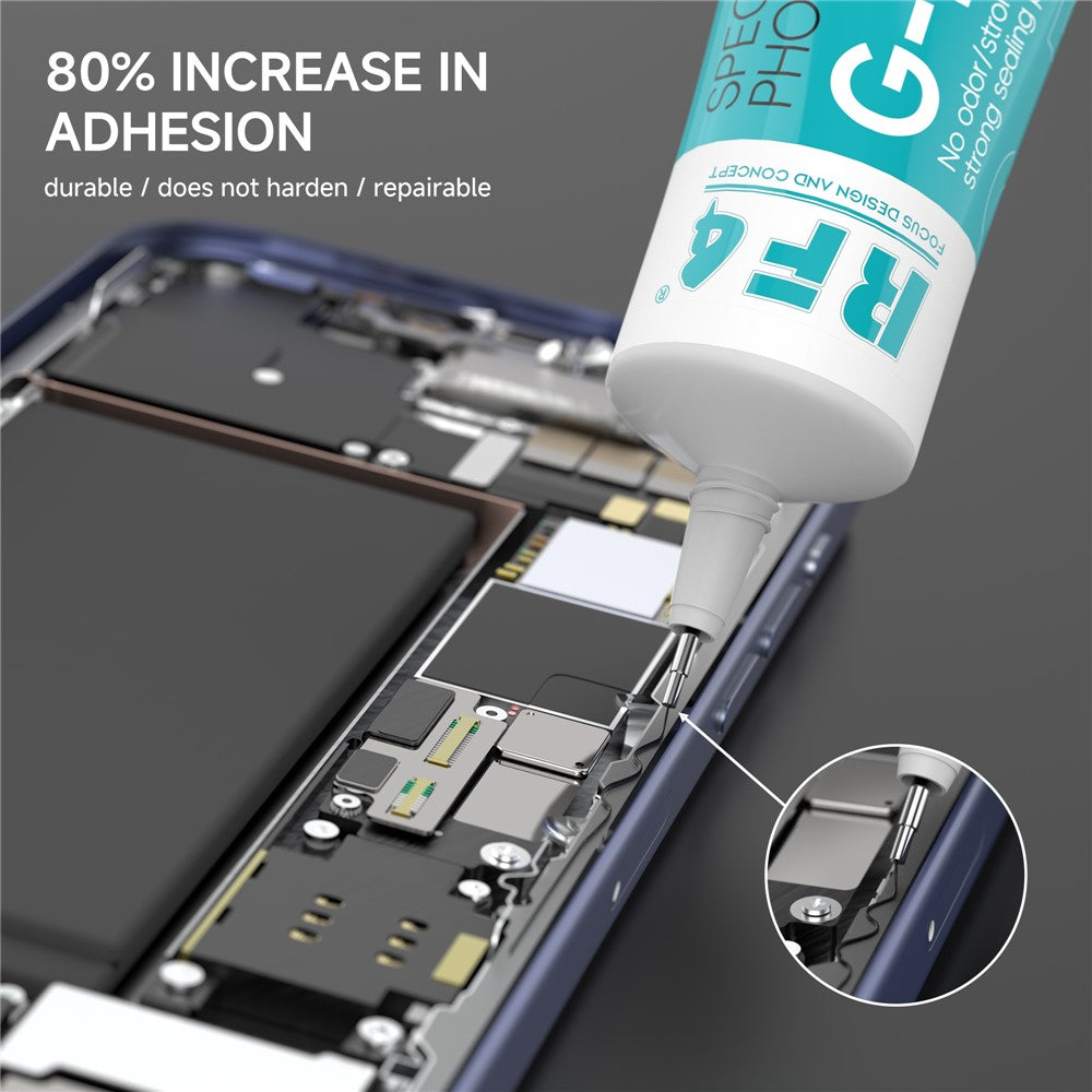 Tekuté lepidlo RF4 G-Phone, 60 ml, čierne