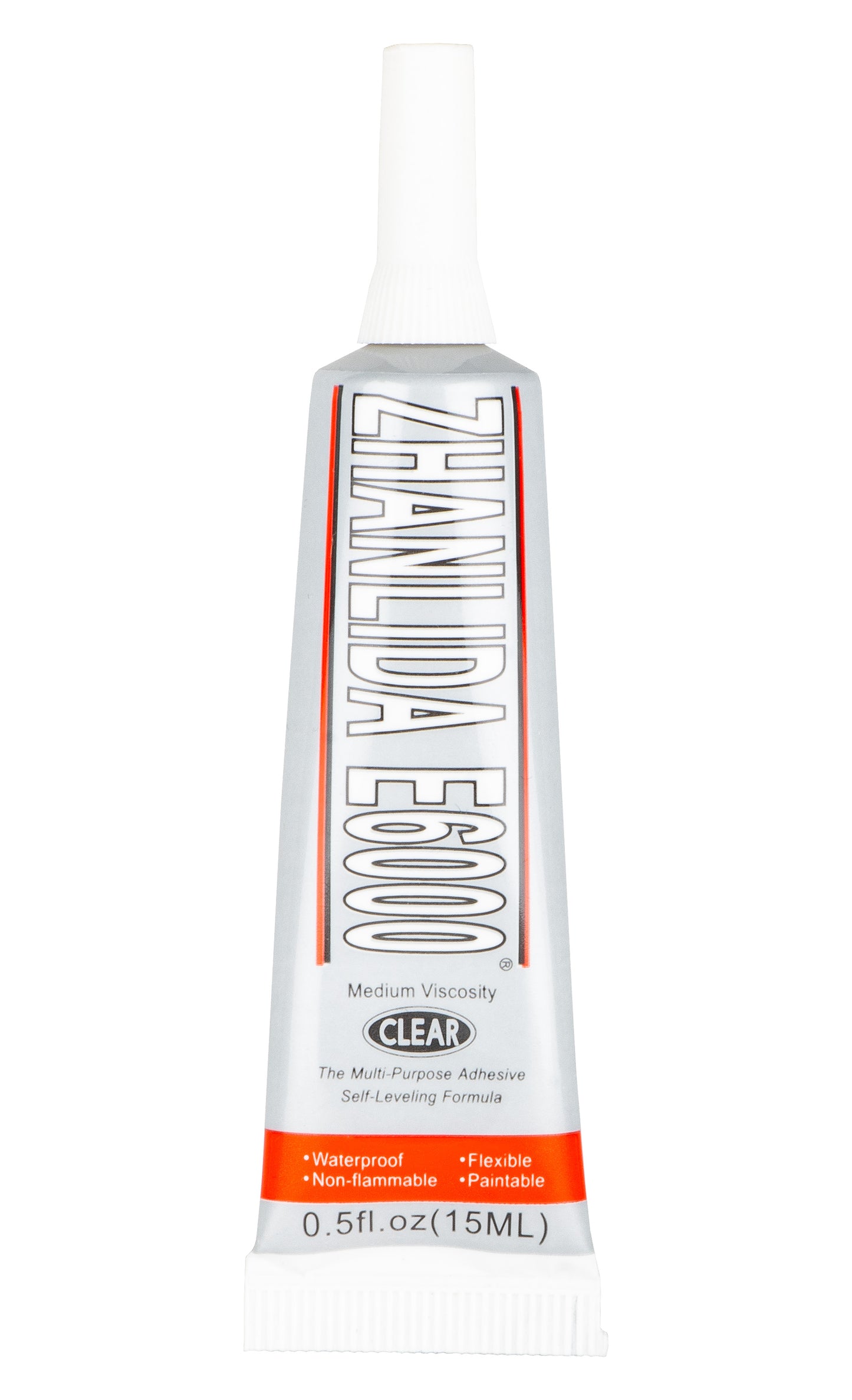 Tekuté lepidlo Zhanlida E-6000, 15ml, Transparentné