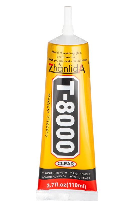 Tekuté lepidlo Zhanlida T-8000, 110 ml, priehľadné
