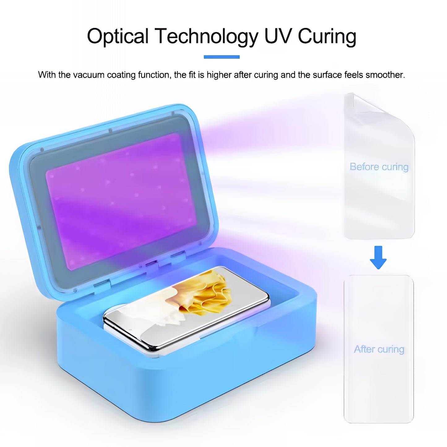 UV vákuový laminovací prístroj Sunshine SS-918B SE na aplikáciu UV ochranných fólií / hydrogelu