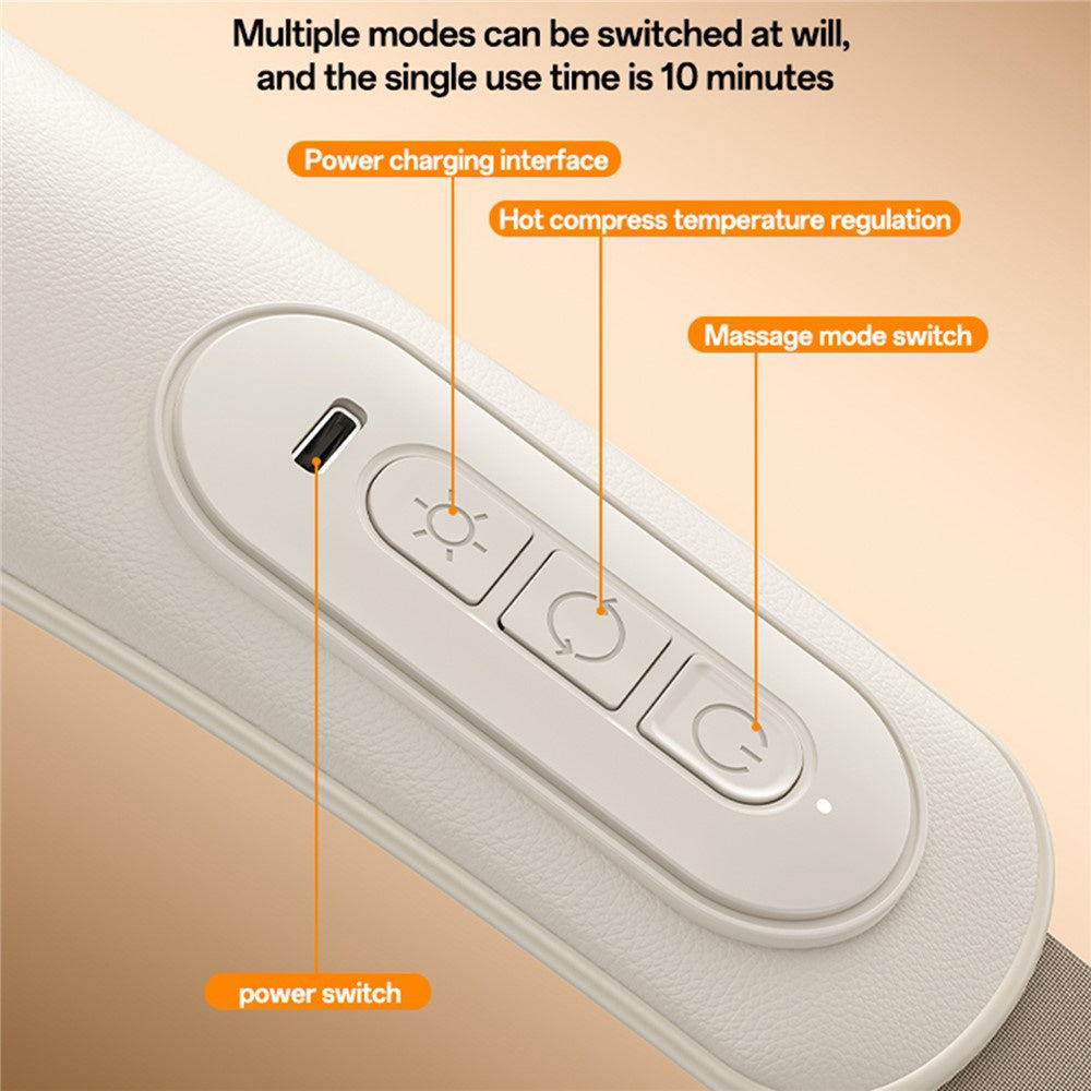 Masážny prístroj na krk Yesido MG11, Béžový