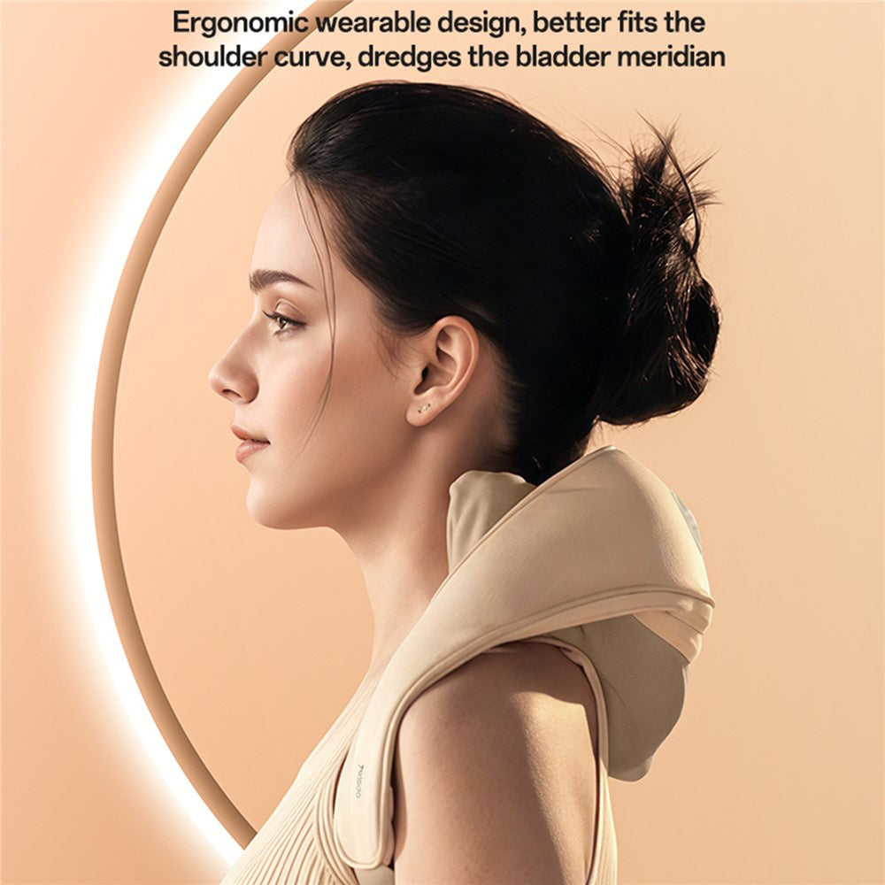 Masážny prístroj na krk Yesido MG11, Béžový