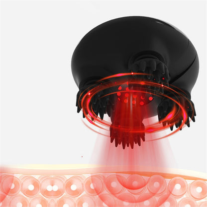 Masážny prístroj na pokožku hlavy Yesido MG04, čierny