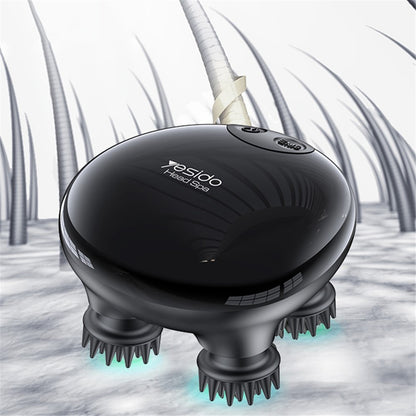 Masážny prístroj na pokožku hlavy Yesido MG04, čierny