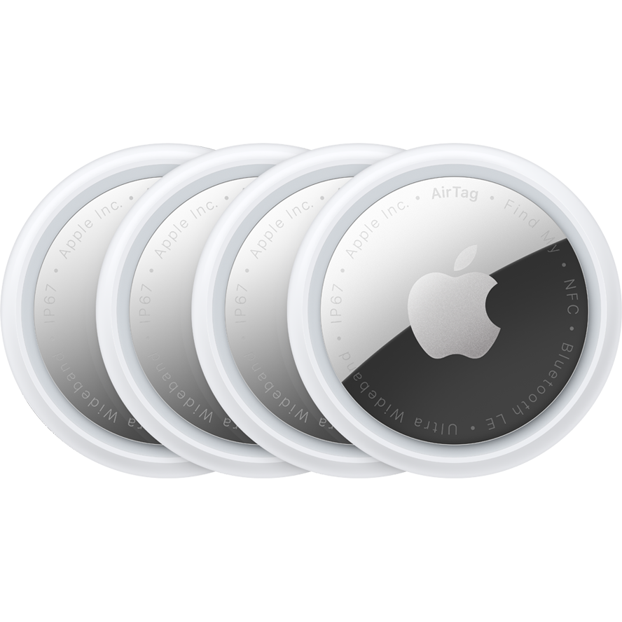 Apple AirTag, Sada 4 Kusy, Biela MX542LL/A