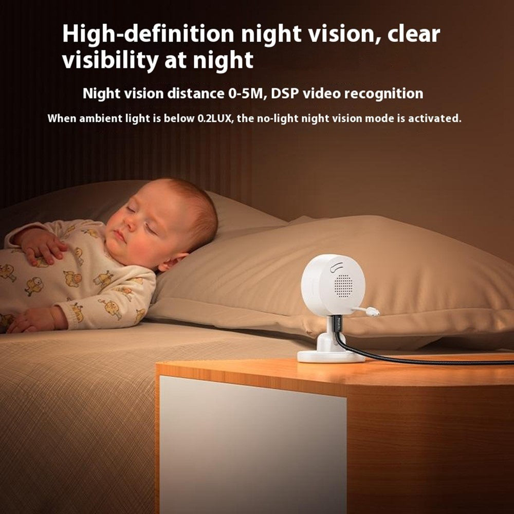 Baby Monitor Yesido KM26, Wi-Fi, Biely