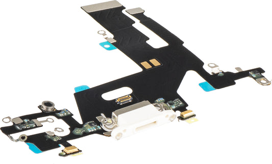 Pásik s nabíjacím konektorom - mikrofón Apple iPhone 11, biely