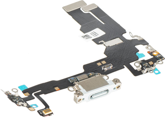Pásik s nabíjacím konektorom - mikrofón Apple iPhone 15, strieborný