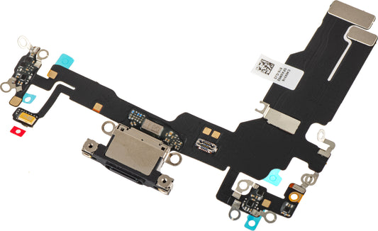 Pásik s nabíjacím konektorom - mikrofón Apple iPhone 15, čierny