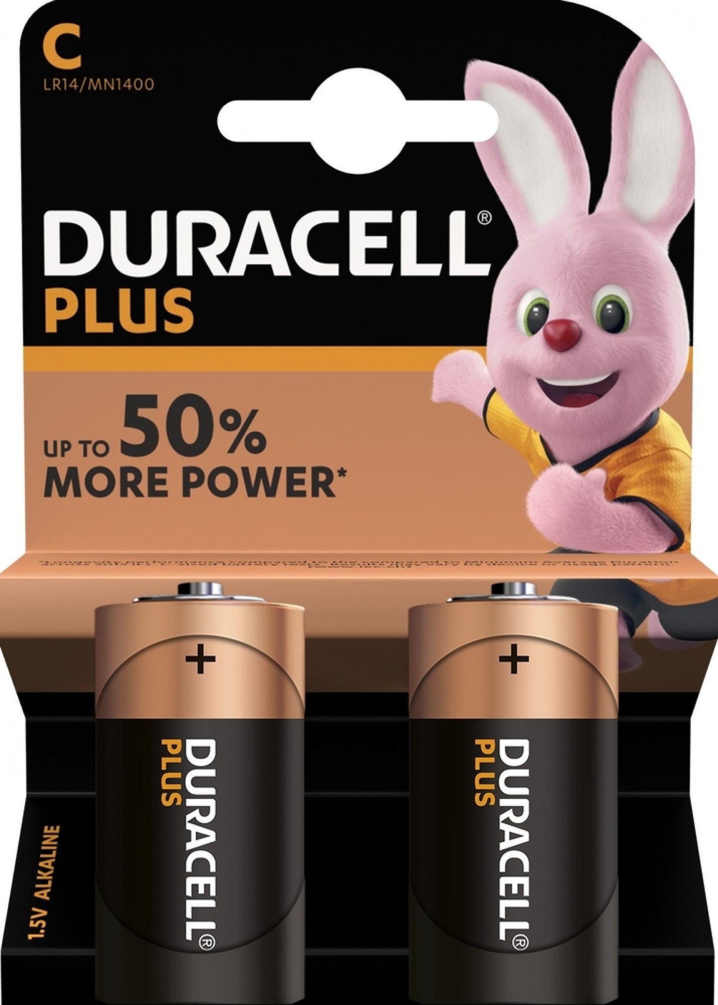 Batérie Duracell Plus, LR14, Sada 2 kusy