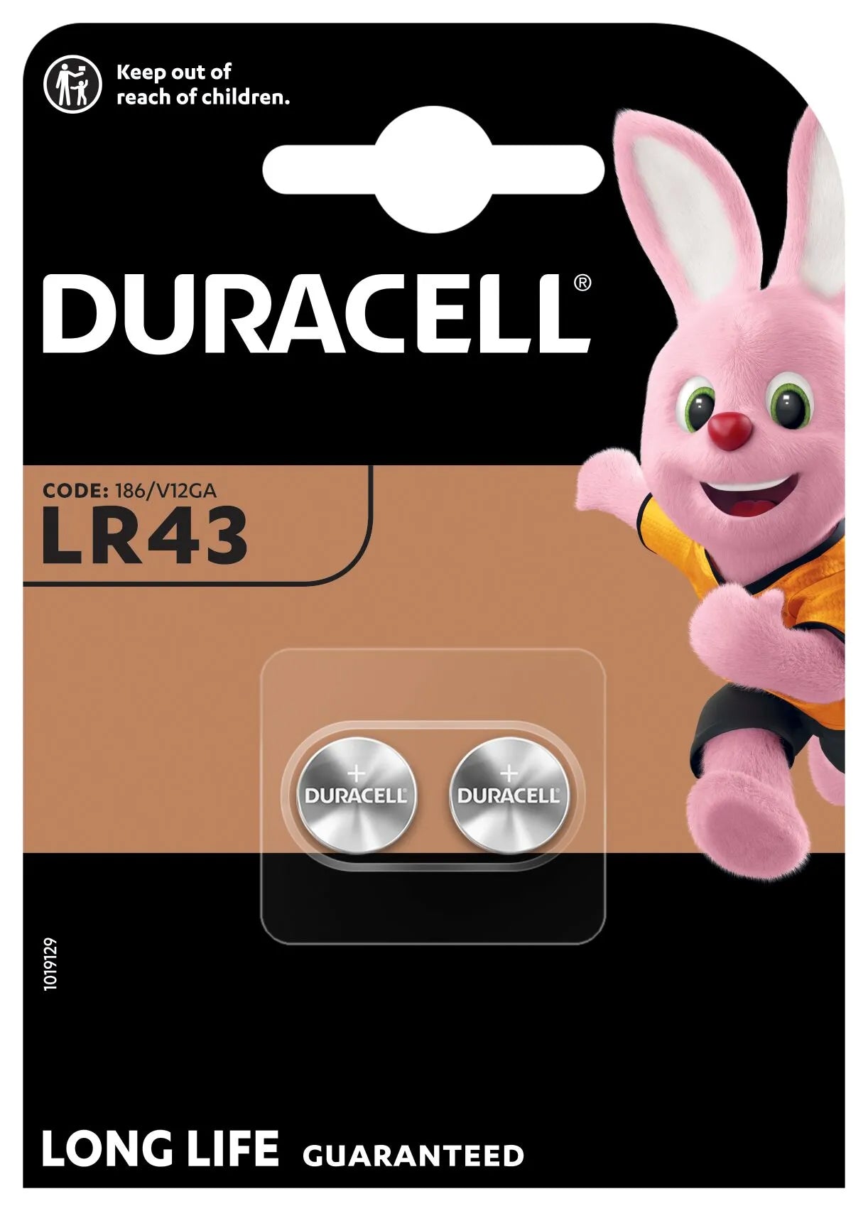Batéria Duracell, LR43, Sada 2 kusy