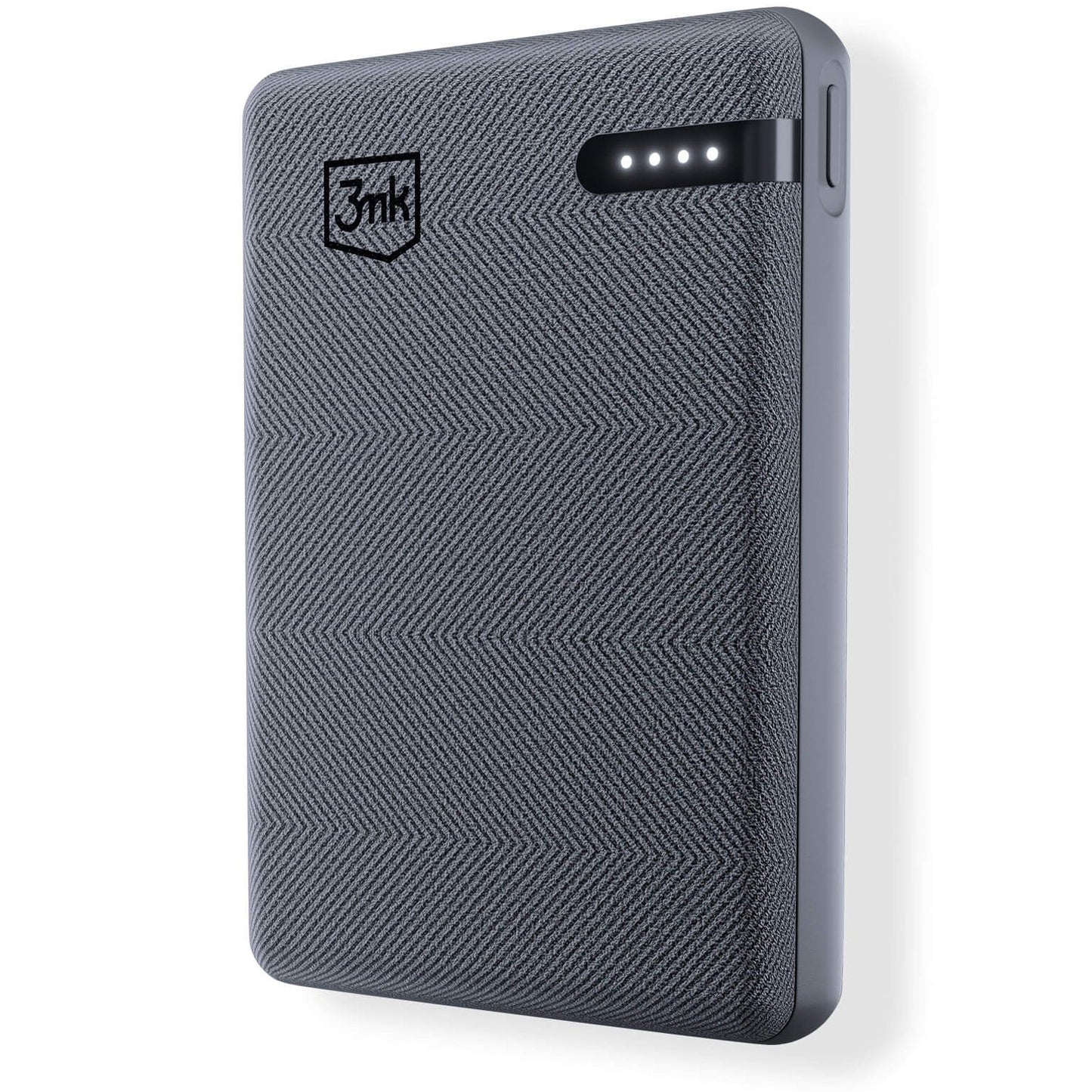 Externá batéria 3MK Pocket, 5000mAh, 12W, 1 x USB-C, Sivá