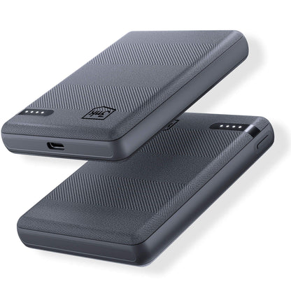 Externá batéria 3MK Pocket, 5000mAh, 12W, 1 x USB-C, Sivá