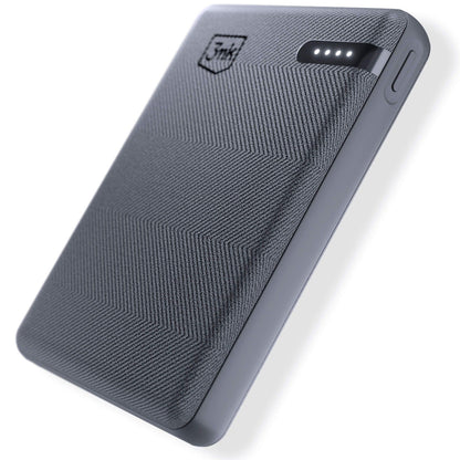 Externá batéria 3MK Pocket, 5000mAh, 12W, 1 x USB-C, Sivá