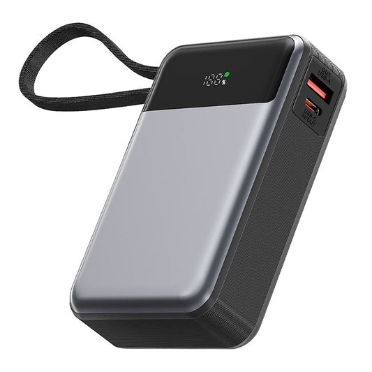 Externá batéria Acefast M21, 20000mAh, 65W, QC + PD, 1 x USB-A - 2 x USB-C, Čierna