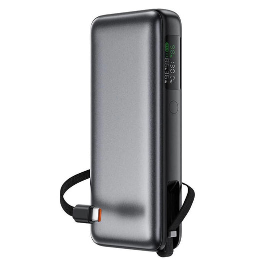 Externá batéria Acefast M22, 20000mAh, 130W, QC + PD, 1 x USB-A - 2 x USB-C, Čierna
