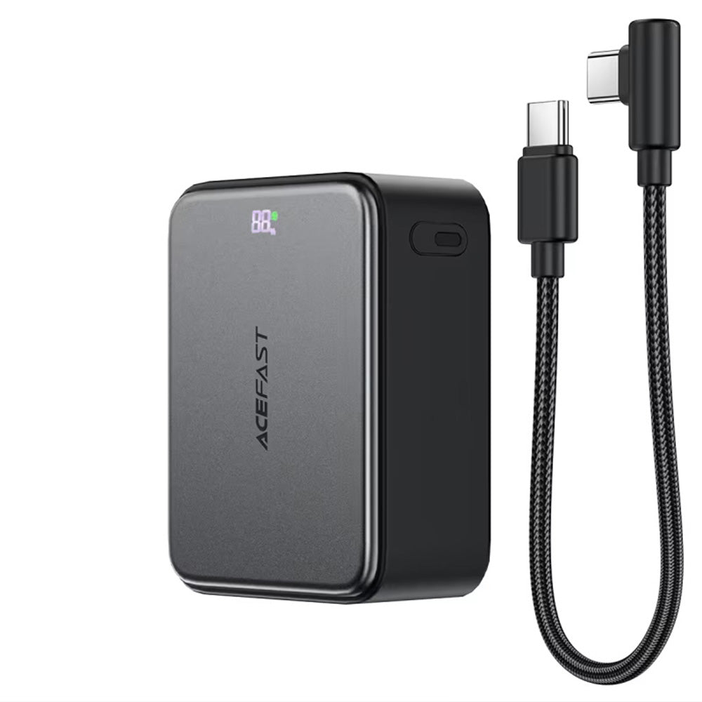 Externá batéria Acefast M28, 10000mAh, 22.5W, QC + PD, 1 x USB-A - 2 x USB-C, Čierna
