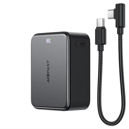 Externá batéria Acefast M28, 10000mAh, 22.5W, QC + PD, 1 x USB-A - 2 x USB-C, Čierna