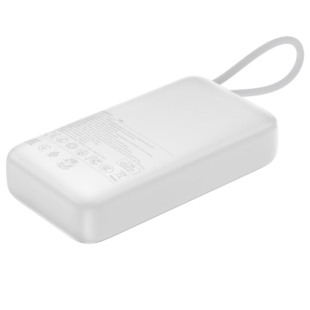 Externá batéria Acefast M32, 10000mAh, 35W, PD, 2 x USB-C, Strieborná