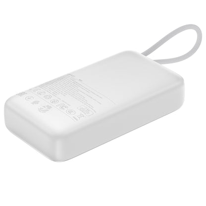 Externá batéria Acefast M32, 10000mAh, 35W, PD, 2 x USB-C, Strieborná