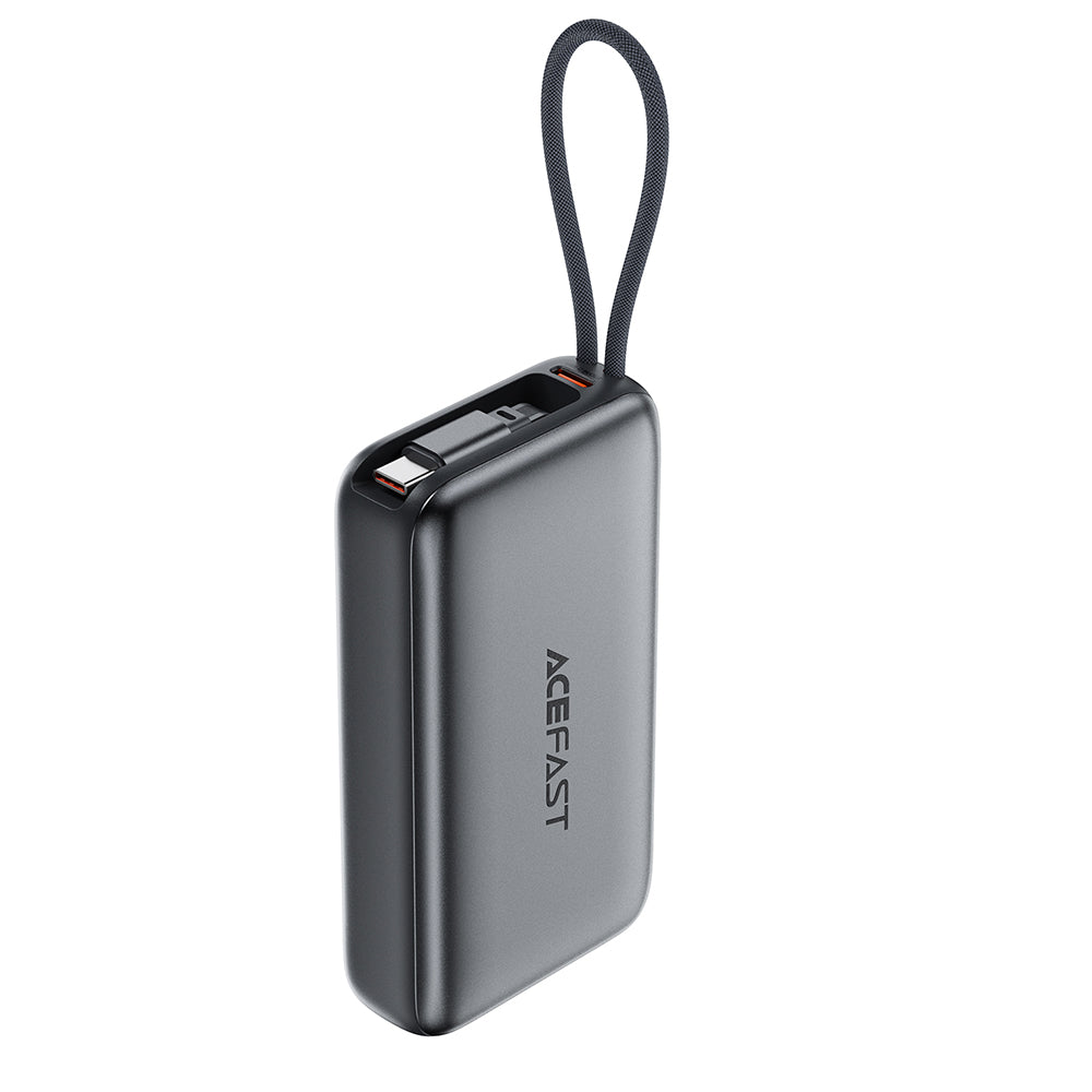 Externá batéria Acefast M32, 10000mAh, 35W, PD, 2 x USB-C, Sivá