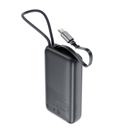 Externá batéria Acefast M32, 10000mAh, 35W, PD, 2 x USB-C, Sivá