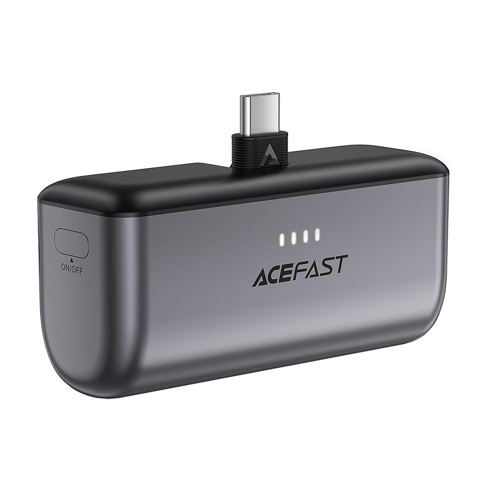Externá batéria Acefast M9, 5000mAh, 20W, PD, 2 x USB-C, čierna