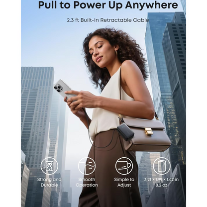 Externá batéria Anker Nano, 10000mAh, 45W, QC + PD, 1 x USB-A - 1 x USB-C, Čierna A1638H11