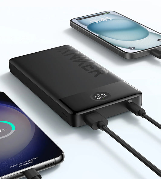 Externá batéria Anker PowerCore 326, 20000 mAh, 15 W, 1 x USB-A - 1 x USB-C, čierna A1367G11