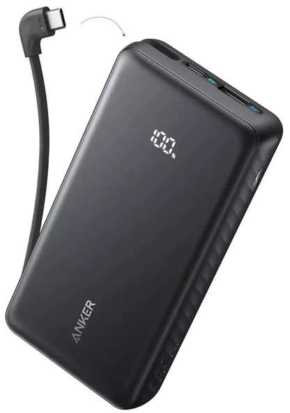 Externá batéria Anker Zolo, 20000mAh, 22.5W, QC + PD, 1 x USB-A - 2 x USB-C, Čierna A110EH11
