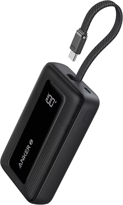 Externá batéria Anker Zolo, 20000mAh, 30W, QC + PD, 1 x USB-A - 2 x USB-C, Čierna, Prebalené A1689H11