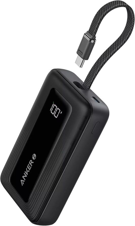Externá batéria Anker Zolo, 20000mAh, 30W, QC + PD, 1 x USB-A - 2 x USB-C, Čierna, Prebalené A1689H11