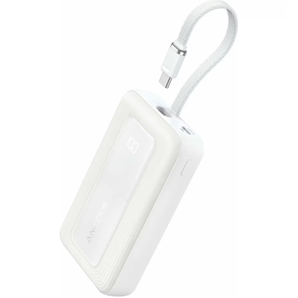 Externá batéria Anker Zolo, 20000mAh, 30W, QC + PD, 1 x USB-A - 2 x USB-C, biela A1689H21