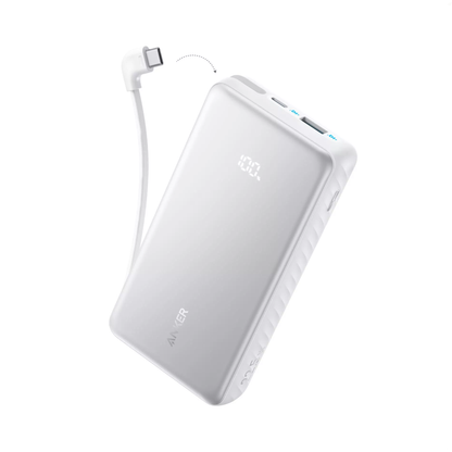 Externá batéria Anker Zolo, 20000mAh, 22.5W, QC + PD, 1 x USB-A - 2 x USB-C, Biela A110EH21
