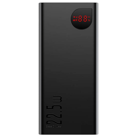 Externá batéria Baseus Adaman, 20000mAh, 22.5W, QC + PD, 1 x USB-C - 2 x USB-A, čierna PPAD070101