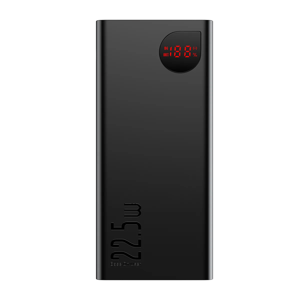 Externá batéria Baseus Adaman, 40000mAh, 22.5W, QC + PD, 1 x USB-C - 3 x USB-A, Čierna