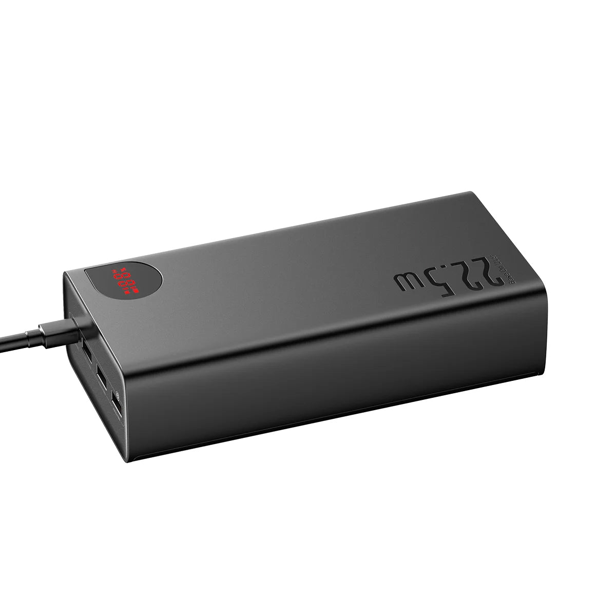 Externá batéria Baseus Adaman, 40000mAh, 22.5W, QC + PD, 1 x USB-C - 3 x USB-A, Čierna